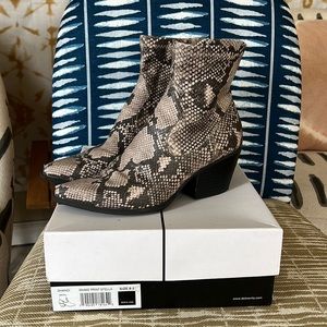 Dolce Vita snake print bootie